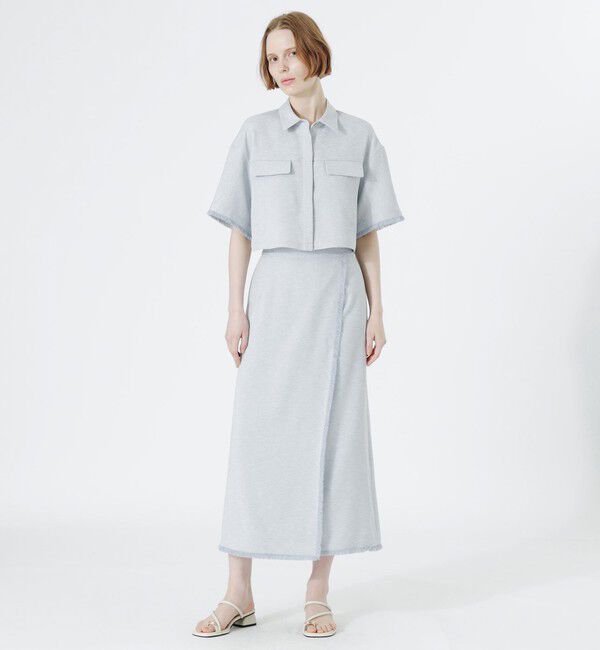  「フリンジハーフスリーブシャツ」|シャツ・ブラウス|