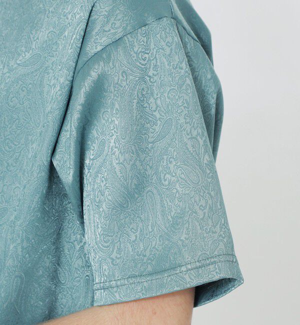  「サテンジャカードTシャツ」|Tシャツ・カットソー|