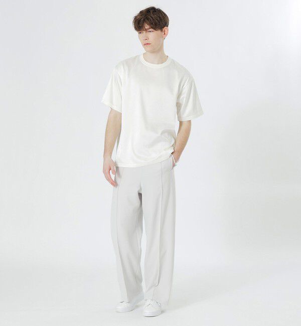  「サテンジャカードTシャツ」|Tシャツ・カットソー|