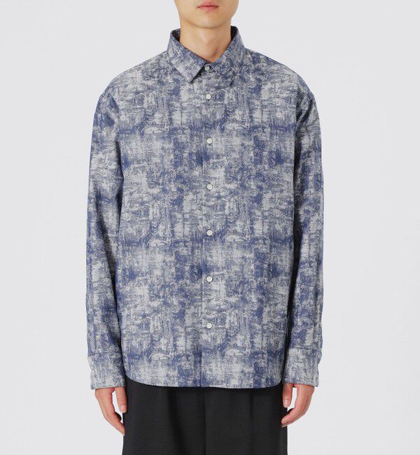  「ニュアンスジャガードシャツ」|シャツ・ブラウス|