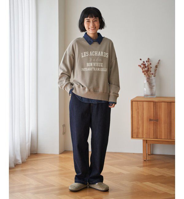 Lbc with Life「チェーンステッチ刺繍ロゴ裏毛プルオーバー」|その他|