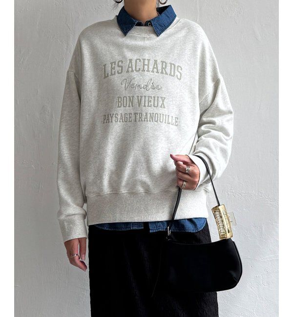 Lbc with Life「チェーンステッチ刺繍ロゴ裏毛プルオーバー」|その他|