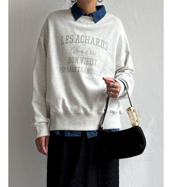 Lbc with Life「チェーンステッチ刺繍ロゴ裏毛プルオーバー」|その他|