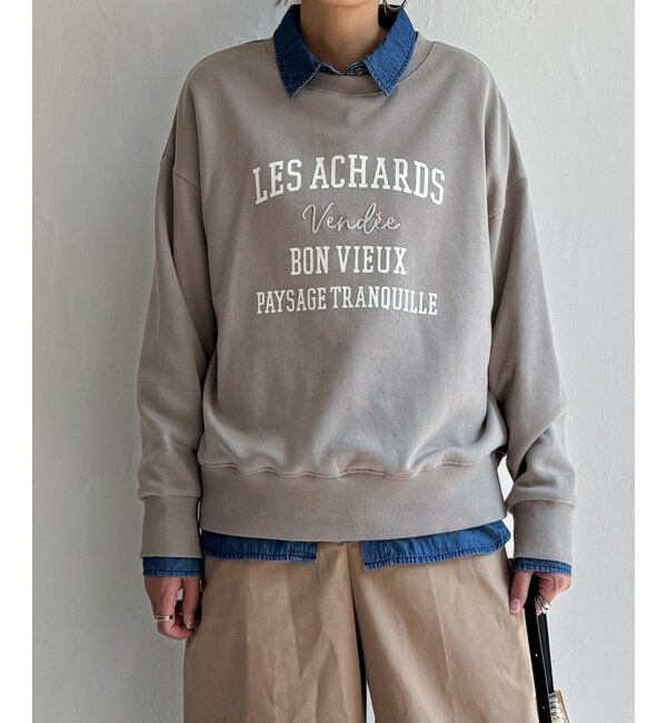 Lbc with Life「チェーンステッチ刺繍ロゴ裏毛プルオーバー」|その他|