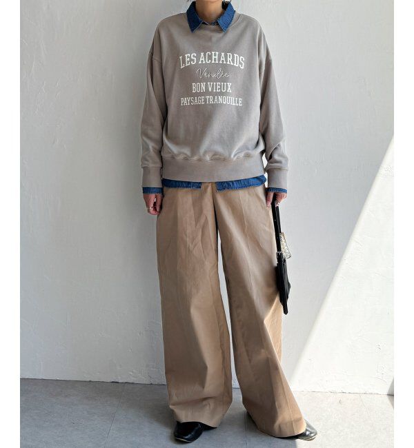 Lbc with Life「チェーンステッチ刺繍ロゴ裏毛プルオーバー」|その他|