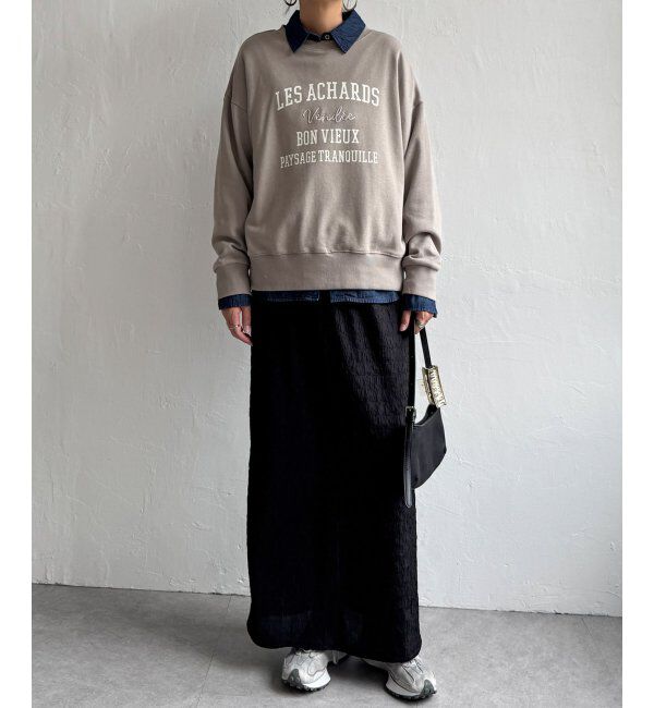 Lbc with Life「チェーンステッチ刺繍ロゴ裏毛プルオーバー」|その他|