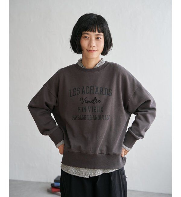 Lbc with Life「チェーンステッチ刺繍ロゴ裏毛プルオーバー」|その他|