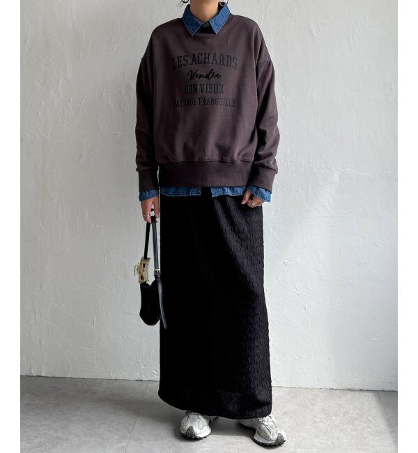 Lbc with Life「チェーンステッチ刺繍ロゴ裏毛プルオーバー」|その他|