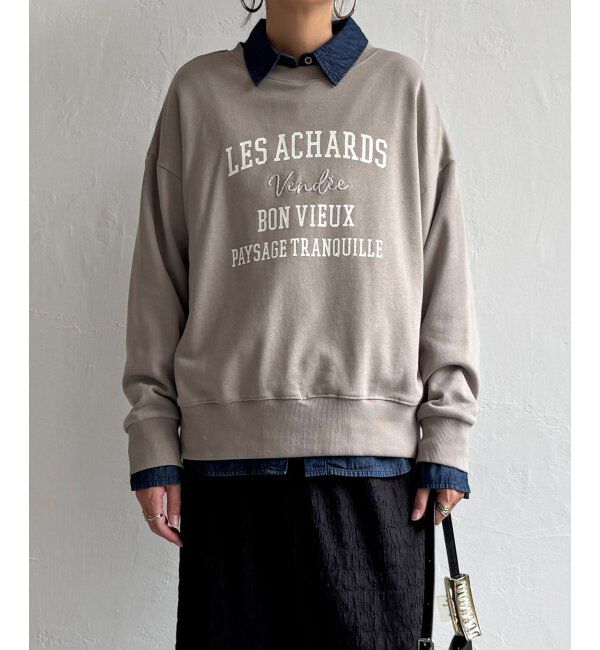 Lbc with Life「チェーンステッチ刺繍ロゴ裏毛プルオーバー」|その他|