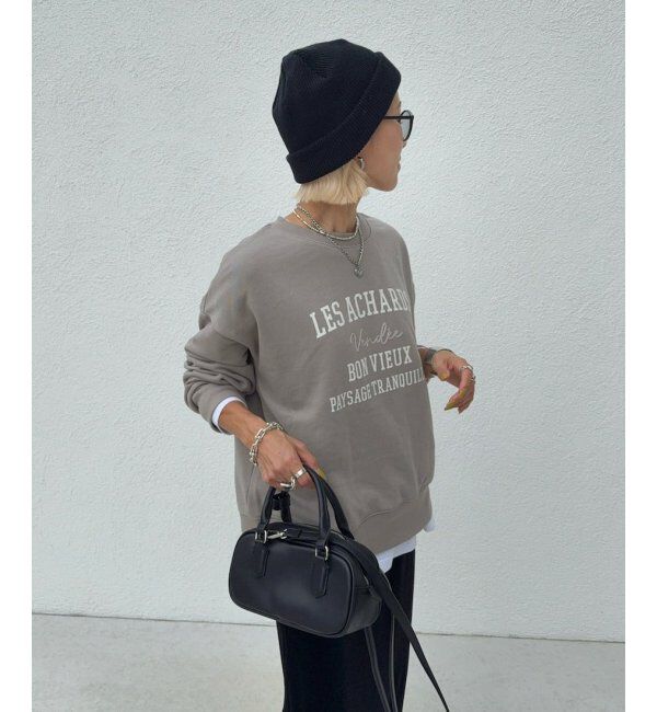 Lbc with Life「チェーンステッチ刺繍ロゴ裏毛プルオーバー」|その他|