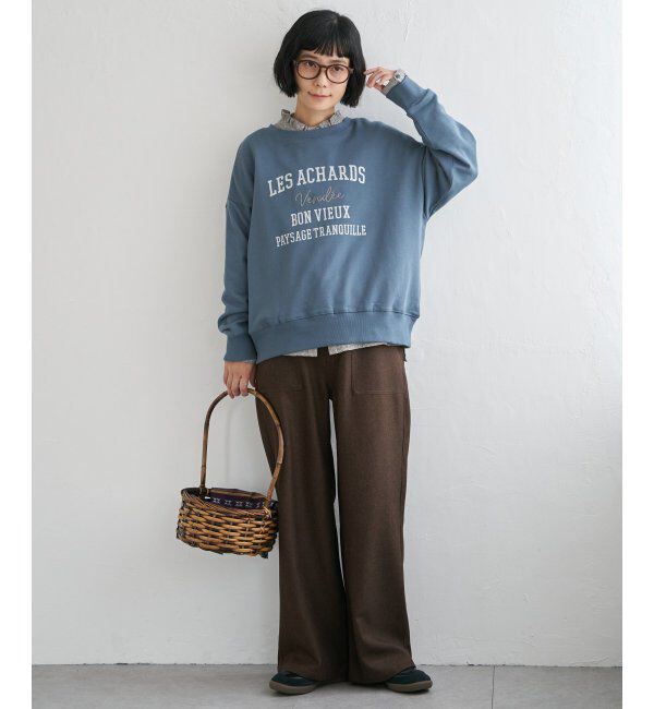 Lbc with Life「チェーンステッチ刺繍ロゴ裏毛プルオーバー」|その他|