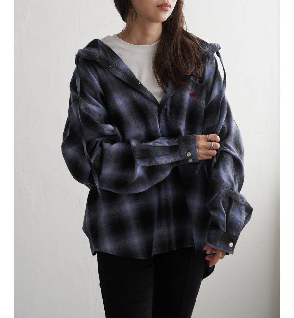 VENCE share style「BEVERLY HILLS POLO CLUB ネルチェックシャツパーカー」|シャツ・ブラウス|