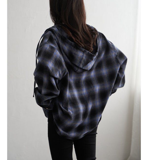 VENCE share style「BEVERLY HILLS POLO CLUB ネルチェックシャツパーカー」|シャツ・ブラウス|