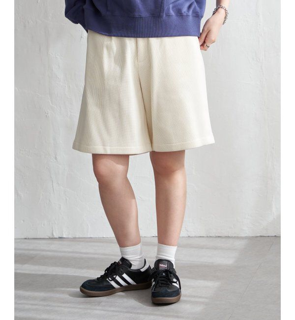 VENCE share style「コーデユロイ裏フリースハーフパンツ」|その他|