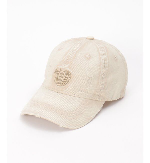VENCE share style「ダメージロゴキャップ」|その他|ベージュ