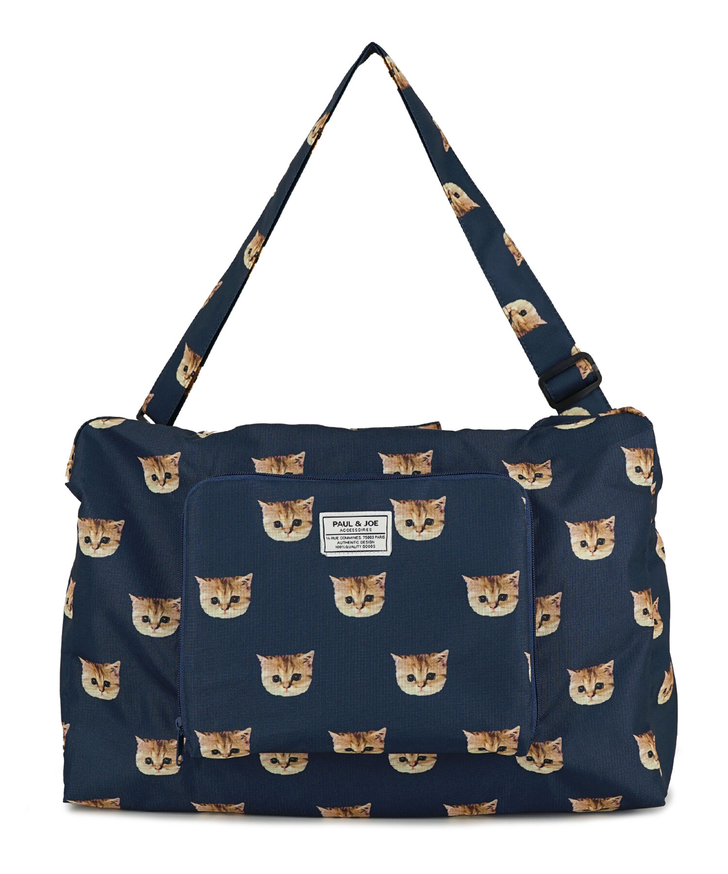 PAUL&JOE「折りたたみボストンバッグ／ヌネット／ＰＡＵＬ　＆　ＪＯＥ」|ボストンバッグ|