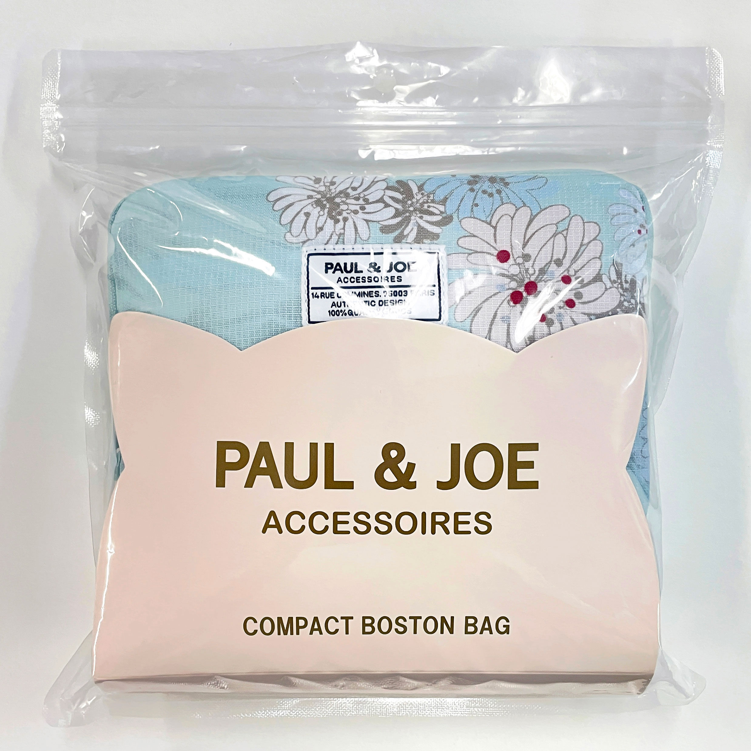 PAUL&JOE「折りたたみボストンバッグ／クリザンテーム」|ボストンバッグ|