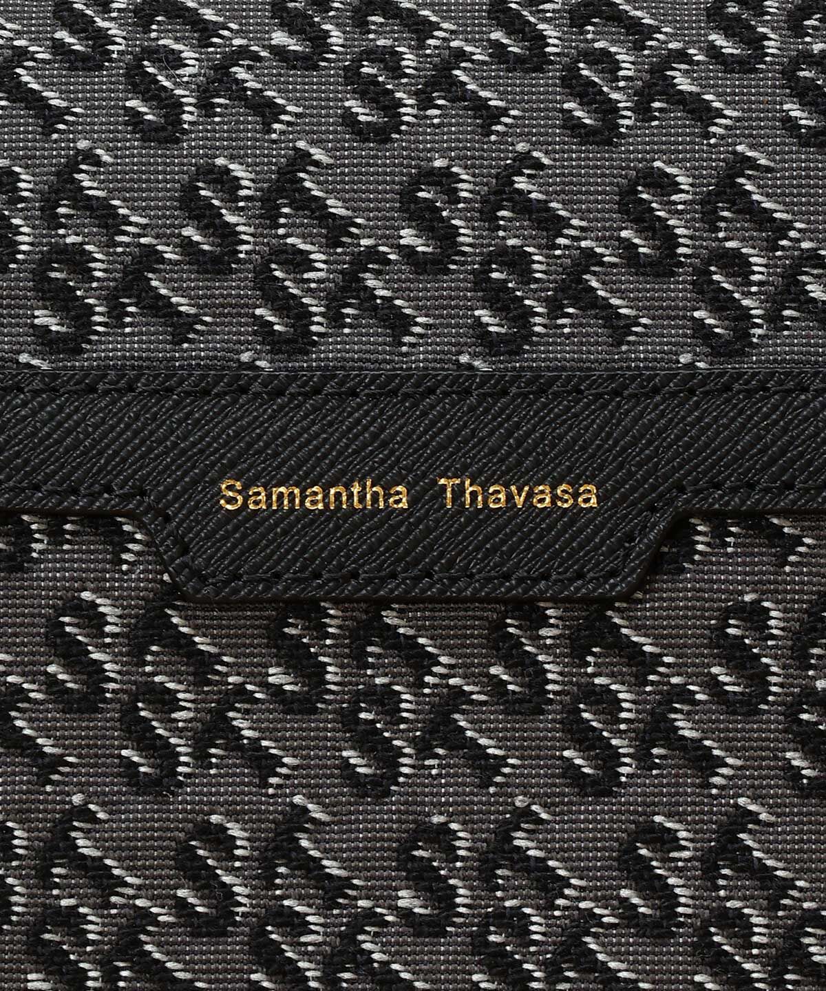 Samantha Thavasa「ST Jacquard シルエット ボストンバッグ」|ボストンバッグ|