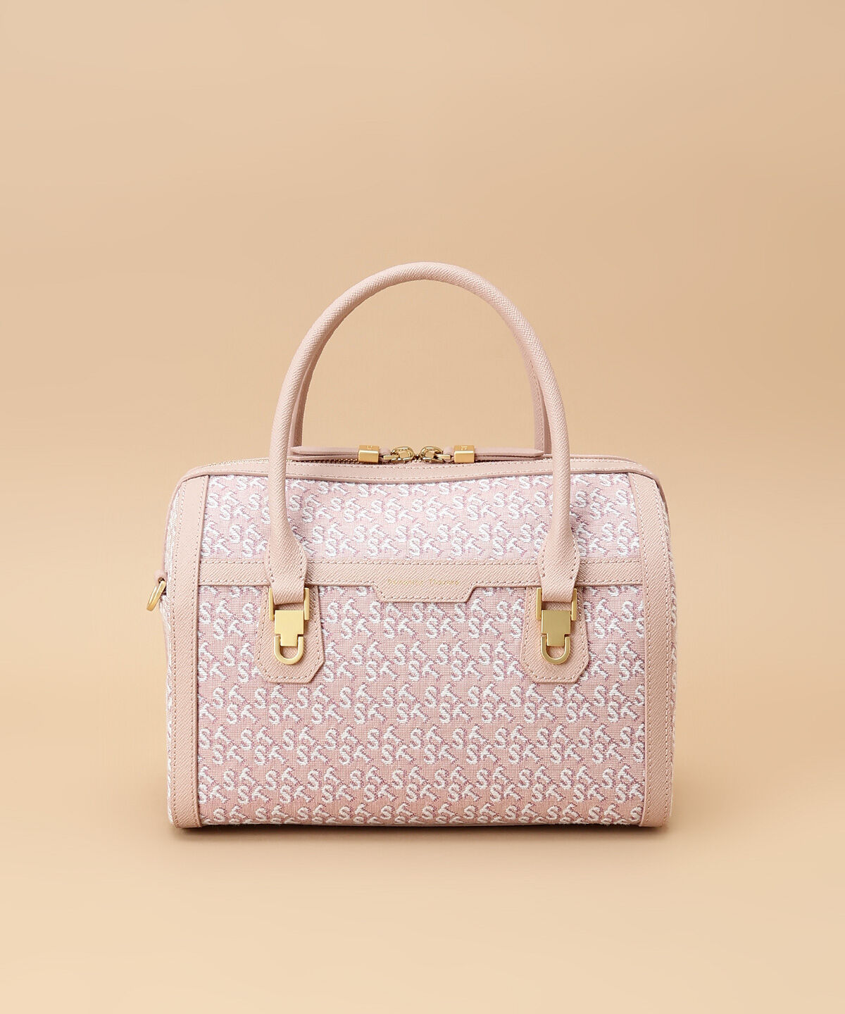 Samantha Thavasa「ST Jacquard シルエット ボストンバッグ」|ボストンバッグ|