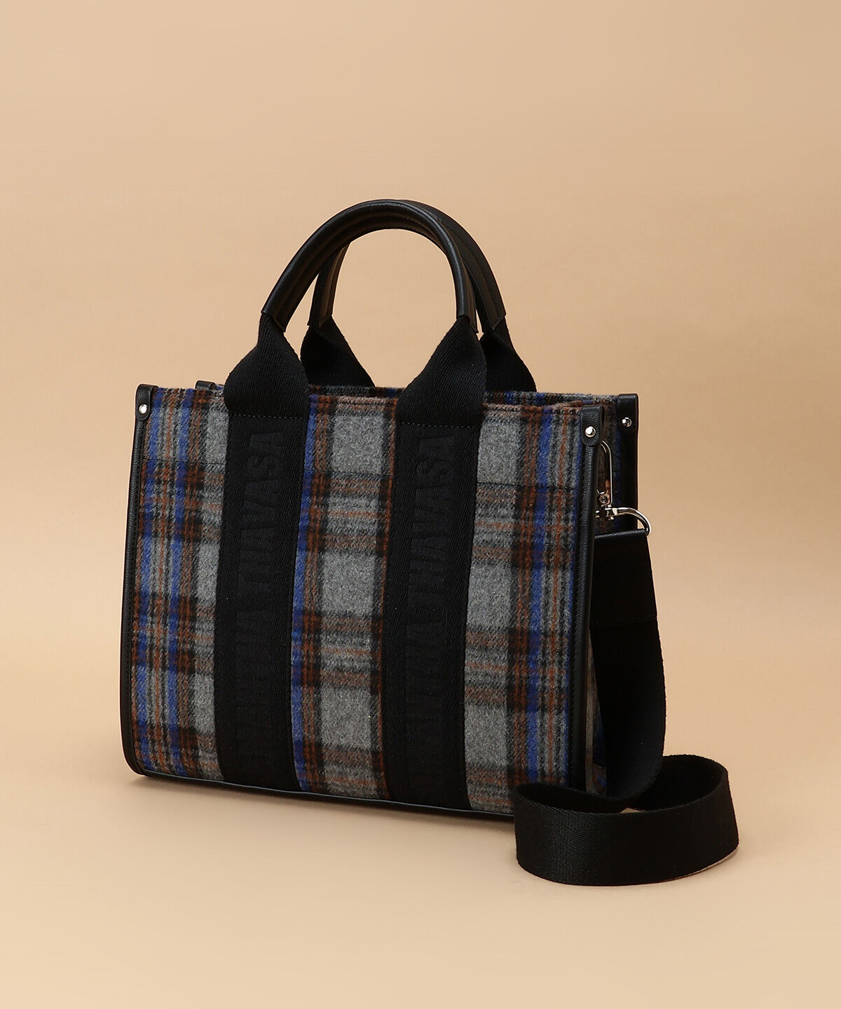 Samantha Thavasa「タータンチェック スクエアトート」|トートバッグ|