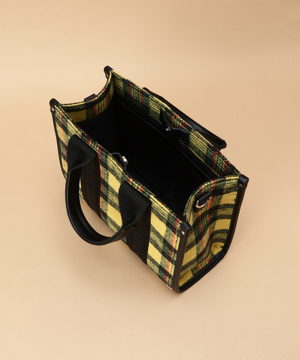 Samantha Thavasa「タータンチェック スクエアトート」|トートバッグ|