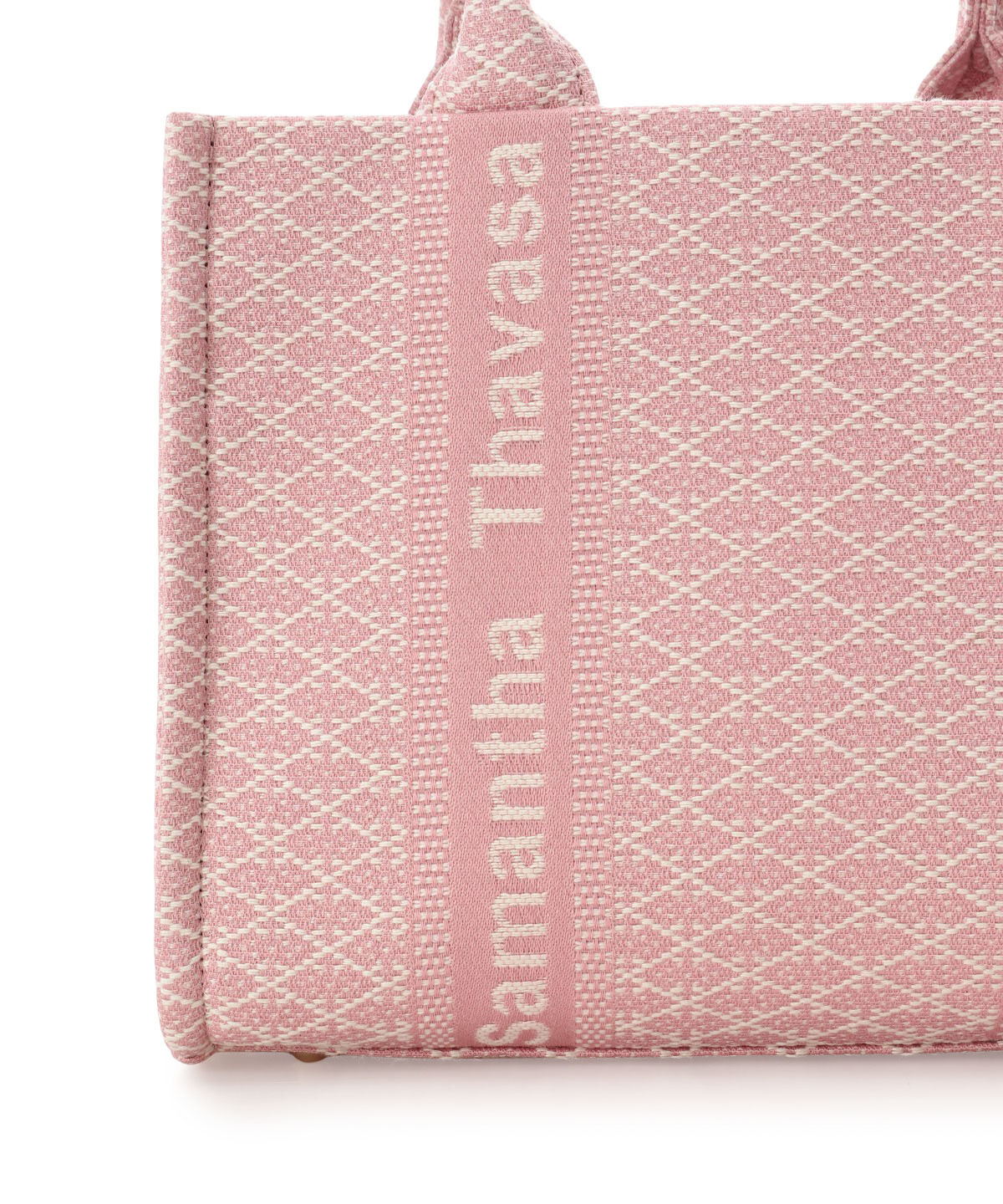 Samantha Thavasa「[Newカラー]ステッチワークジャガード ハンドバッグ」|ハンドバッグ|