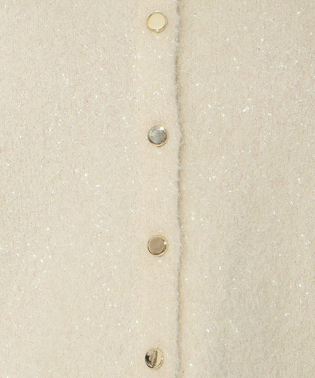 アンドクチュール「ラメシャギーニットカーディガン」|カーディガン|