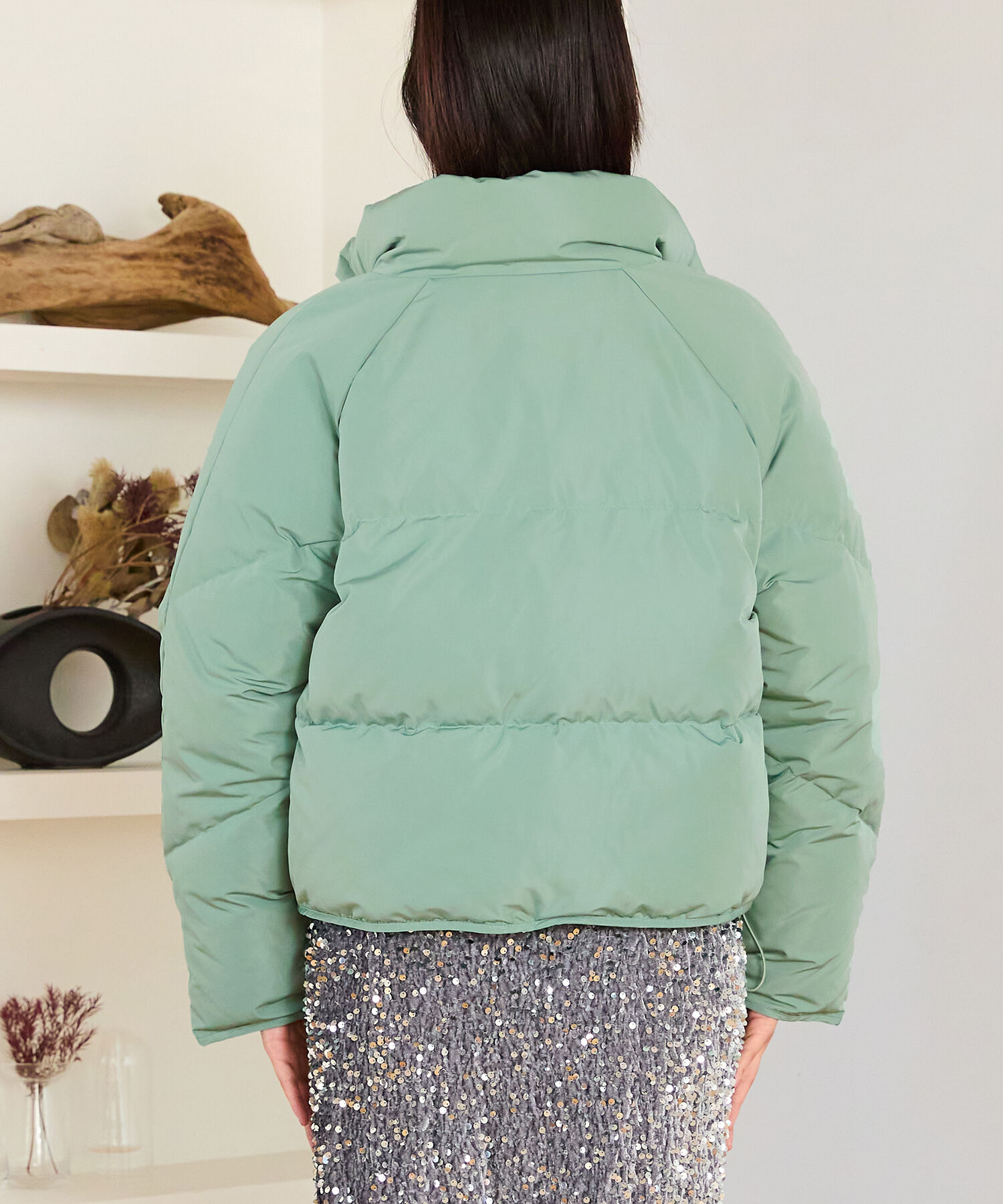 ORiental TRaffic「スタンドネック ショート ダウン ジャケット /MO43D02」|ダウン|