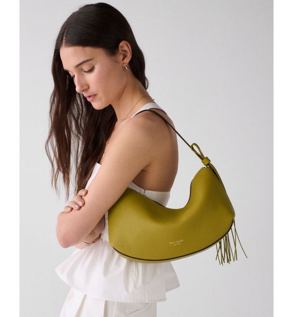 kate spade new york「ループ フリンジ ストラップ ショルダー バッグ」|ショルダー・メッセンジャー|Green