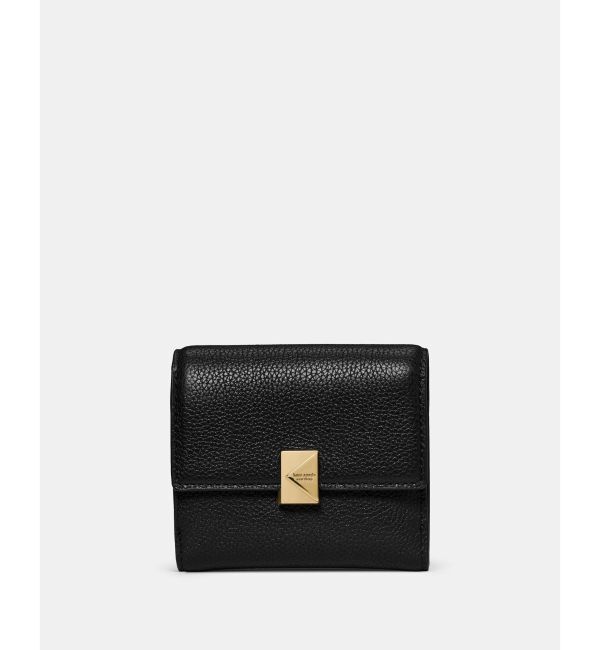 kate spade new york「デコ スモール フラップ ウォレット」|財布|BLACK