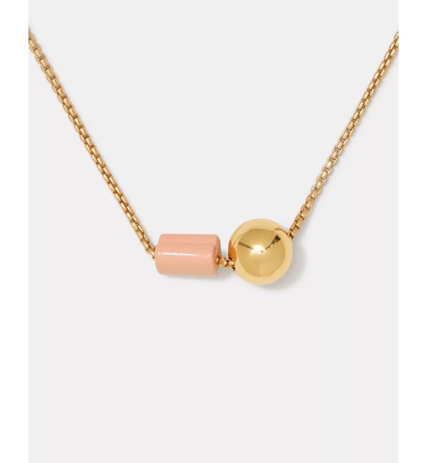 kate spade new york「ジオ ポップ ペンダント」|ネックレス|Pink