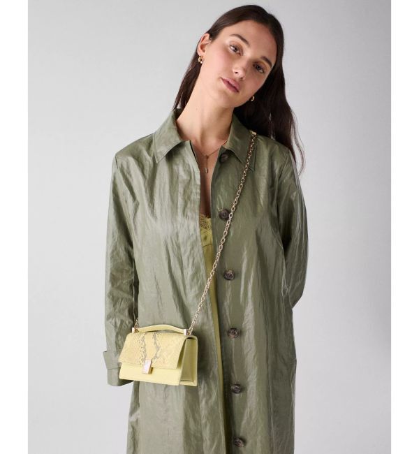 kate spade new york「デコ スネーク エンボスド ミニ クロスボディ」|ショルダー・メッセンジャー|Green