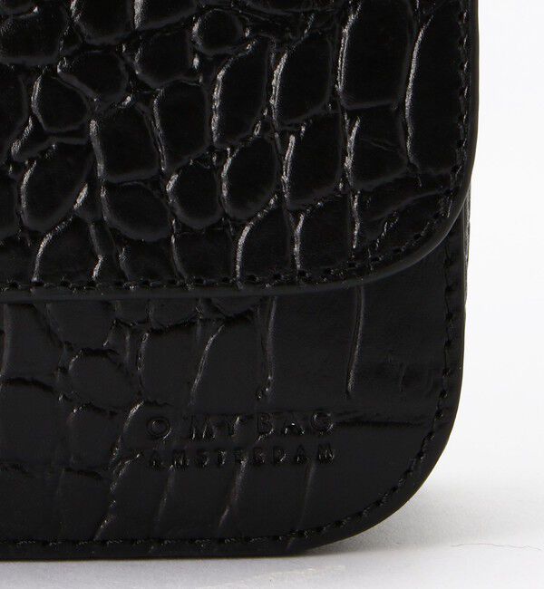 O MY BAG「【オーマイバッグ】ナノバッグ/ブラッククロコ/ショルダーバッグ メンズ レディース」|ショルダー・メッセンジャー|