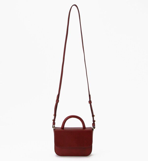 O MY BAG「【オーマイバッグ】ナノ バッグ/ルビー ナチュラルレザー/ショルダーバッグ メンズ レディース」|ショルダー・メッセンジャー|