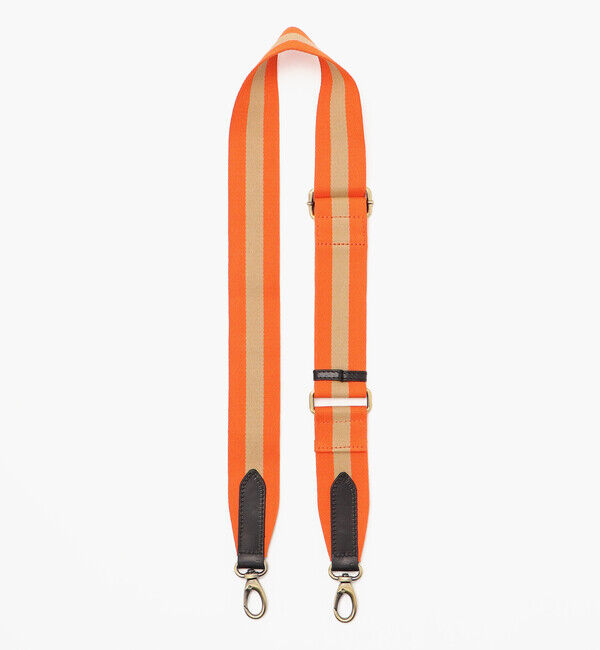 O MY BAG「【オーマイバッグ】ウェビングストラップ オレンジ/ブラック/アクセサリー メンズ レディース」|ストラップ|