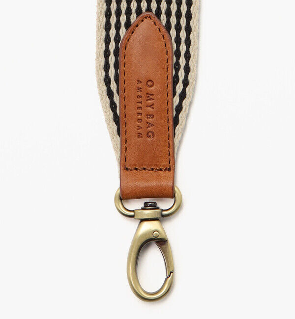 O MY BAG「【オーマイバッグ】ウェビングストラップ チェッカード/コニャック/アクセサリー メンズ レディース」|ストラップ|
