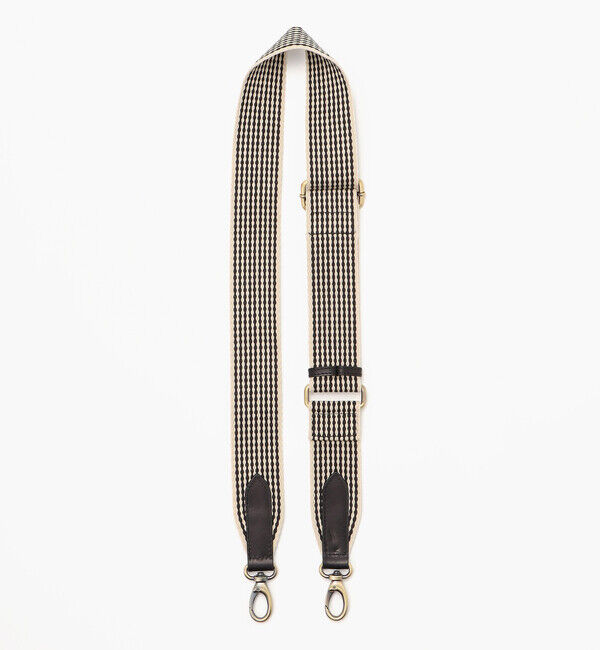 O MY BAG「【オーマイバッグ】ウェビングストラップ チェッカード/ブラック/アクセサリー メンズ レディース」|ストラップ|