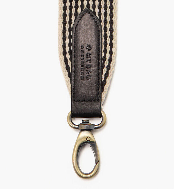 O MY BAG「【オーマイバッグ】ウェビングストラップ チェッカード/ブラック/アクセサリー メンズ レディース」|ストラップ|