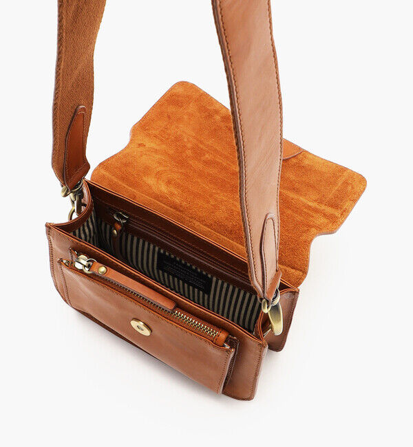 O MY BAG「【オーマイバッグ】ハーパーミニ/コニャック ナチュラルレザー/ショルダーバッグ メンズ レディース」|ショルダー・メッセンジャー|
