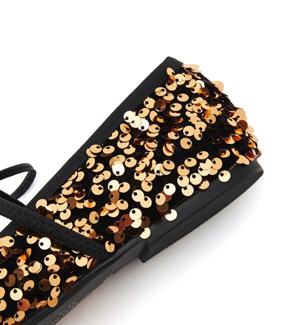 ODETTE E ODILE「＜SY＞スパンコールバレエ フラット10●&uarr;」|バレエシューズ|