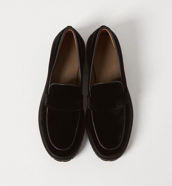 ODETTE E ODILE「ベルベットタンクローファー フラット30&uarr;」|ローファー|