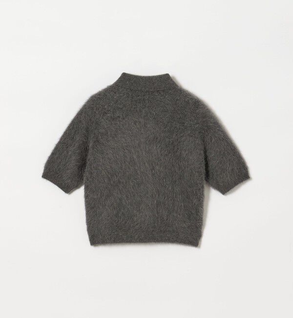 UNITED ARROWS「フォックスカシミヤ ショートスリーブ ポロニット」|ニット・セーター|