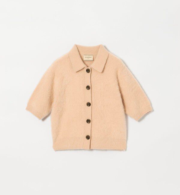 UNITED ARROWS「フォックスカシミヤ ショートスリーブ ポロニット」|ニット・セーター|