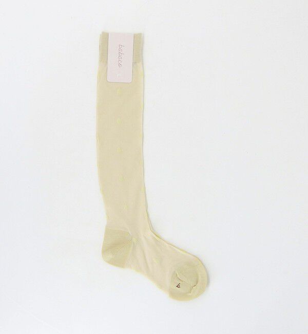 UNITED ARROWS「＜babaco＞FLW ハイソックス」|ソックス|OFF WHITE