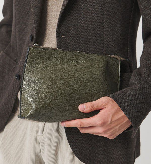 UNITED ARROWS「レザーライク ポーチ M」|その他|