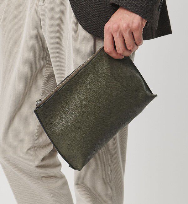 UNITED ARROWS「レザーライク ポーチ M」|その他|