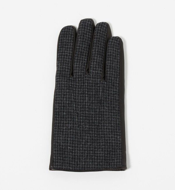 UNITED ARROWS「ヘリンボーン コンビ グローブ」|手袋|