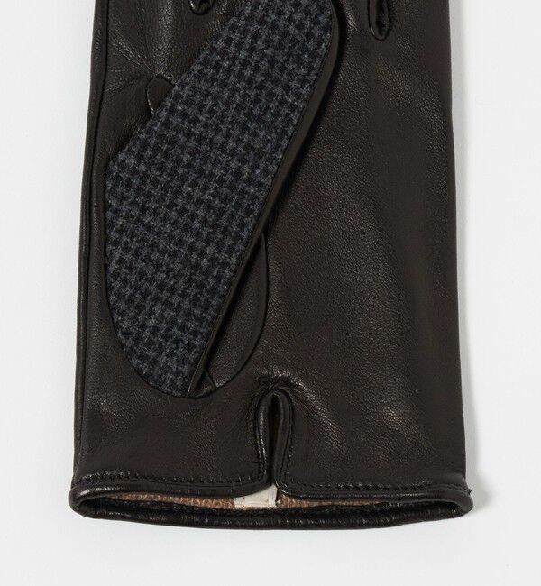 UNITED ARROWS「ヘリンボーン コンビ グローブ」|手袋|