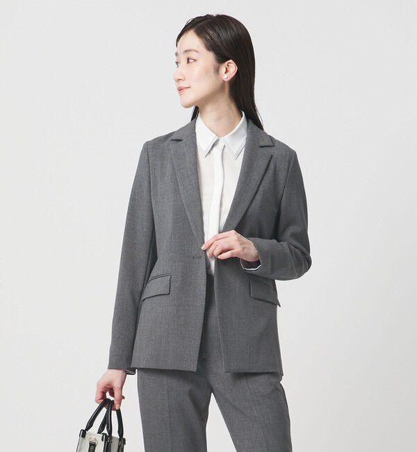 UNITED ARROWS「ダブルクロス ジャケット ‐ウォッシャブル‐」|テーラードジャケット|