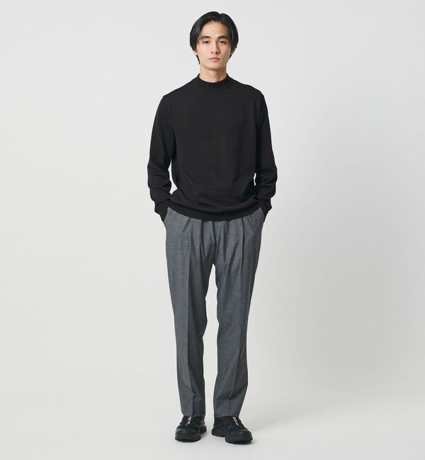 UNITED ARROWS「モックネックニット UA COZY ウォッシャブル」|ニット・セーター|